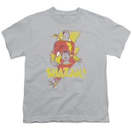 Shazam Transformation - Youth T-Shirt Youth T-Shirt (Ages 8-12) Shazam   