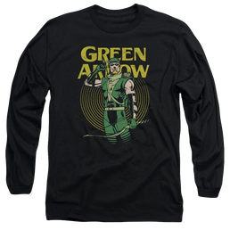 DC Comics Pull - Men's Long Sleeve T-Shirt Men's Long Sleeve T-Shirt Green Arrow   