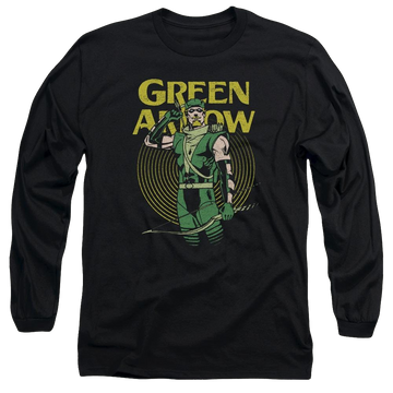 DC Comics Pull - Men's Long Sleeve T-Shirt Men's Long Sleeve T-Shirt Green Arrow   