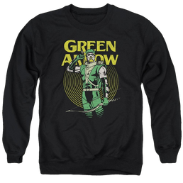 DC Comics Pull - Men's Crewneck Sweatshirt Men's Crewneck Sweatshirt Green Arrow   