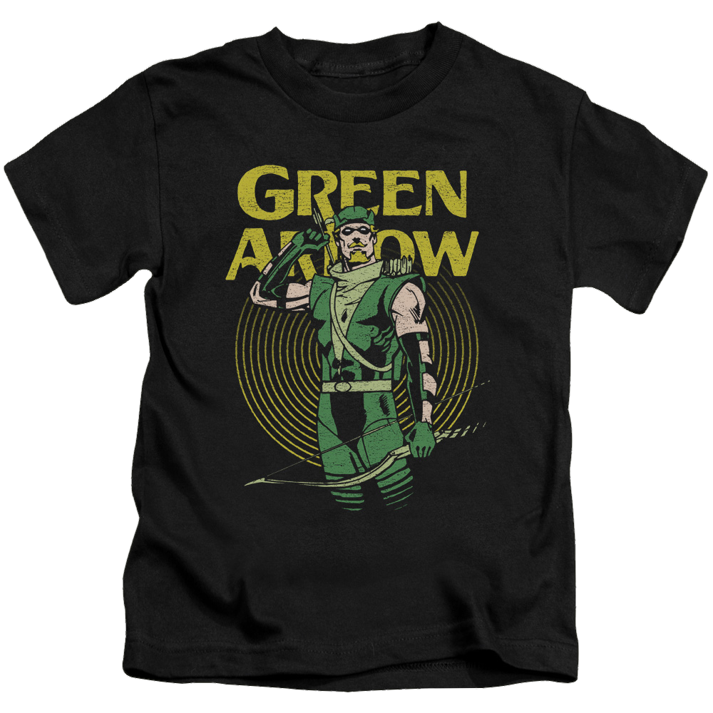 Green Arrow Pull - Kid's T-Shirt Kid's T-Shirt (Ages 4-7) Green Arrow   