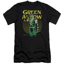 DC Comics Pull - Men's Premium Slim Fit T-Shirt Men's Premium Slim Fit T-Shirt Green Arrow   