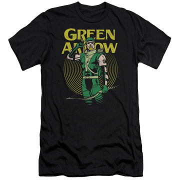 DC Comics Pull - Men's Premium Slim Fit T-Shirt Men's Premium Slim Fit T-Shirt Green Arrow   