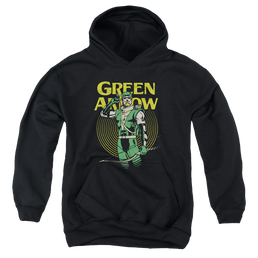 Green Arrow Pull - Youth Hoodie Youth Hoodie (Ages 8-12) Green Arrow   