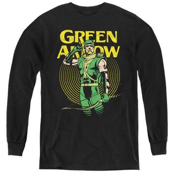 Green Arrow Pull - Youth Long Sleeve T-Shirt Youth Long Sleeve T-Shirt Green Arrow   
