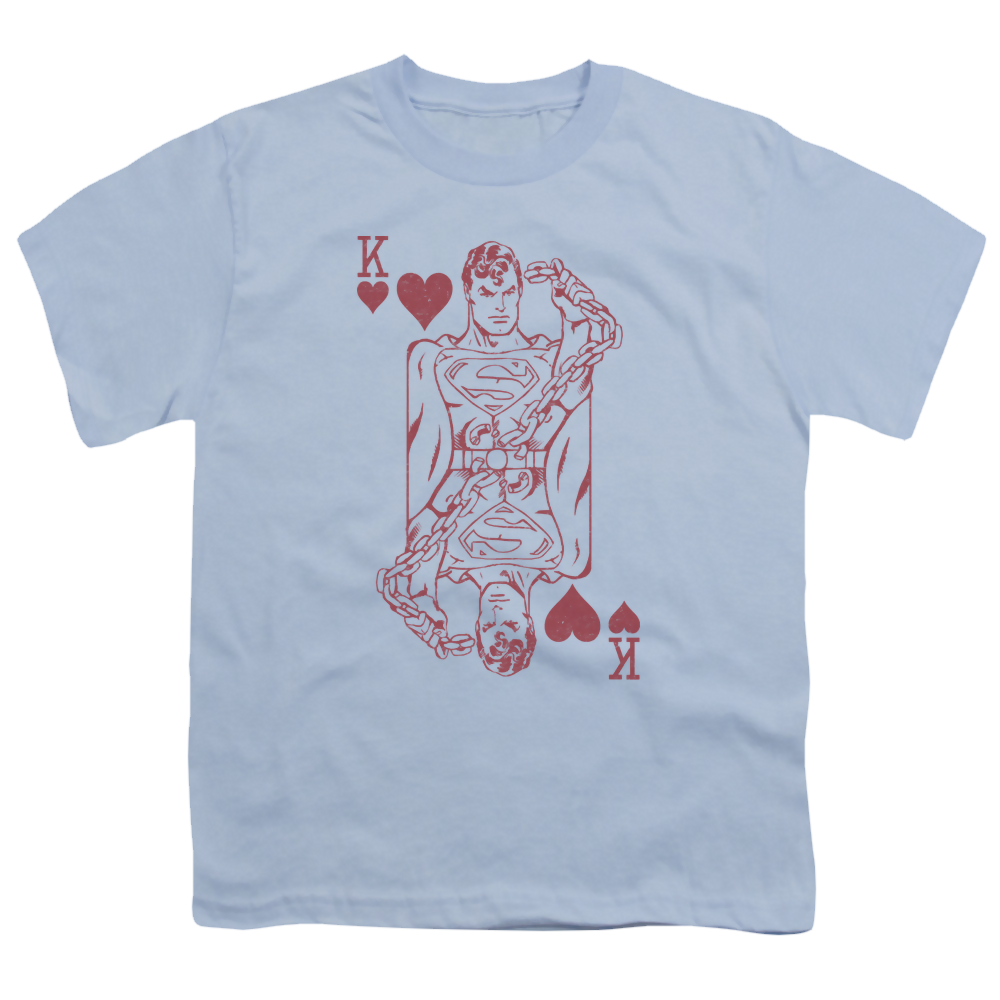 Superman Super Card - Youth T-Shirt Youth T-Shirt (Ages 8-12) Superman   