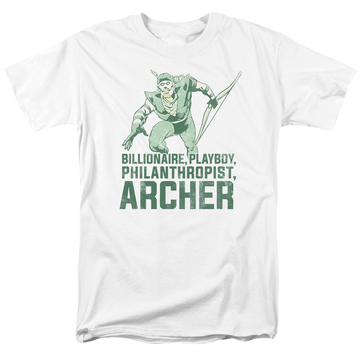 DC Comics Archer - Men's Regular Fit T-Shirt Men's Regular Fit T-Shirt Green Arrow   