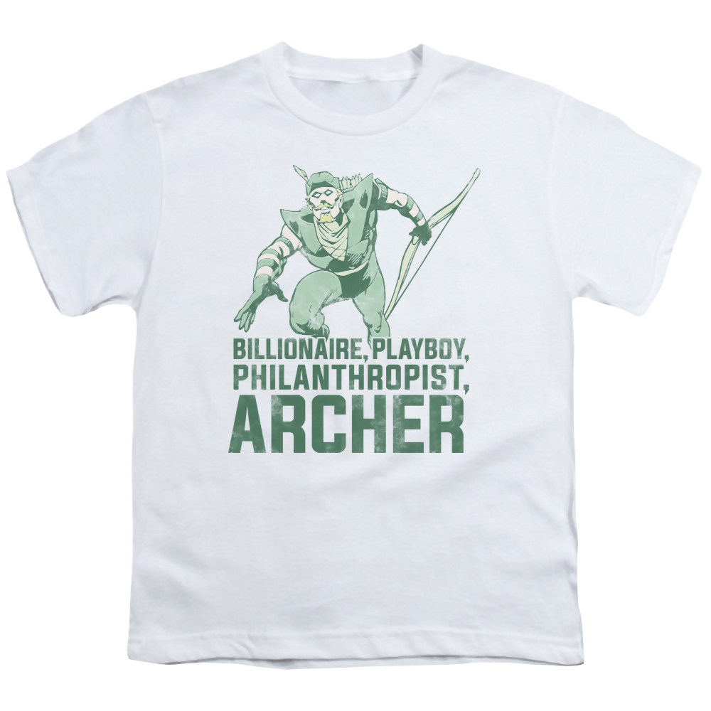 Green Arrow Archer - Youth T-Shirt Youth T-Shirt (Ages 8-12) Green Arrow   