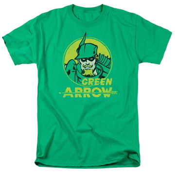 DC Comics Archer Circle - Men's Regular Fit T-Shirt Men's Regular Fit T-Shirt Green Arrow   