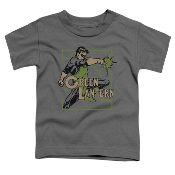 Charcoal kid's t-shirt for ages 4 to 7 with Green Lantern Ring Power graphic