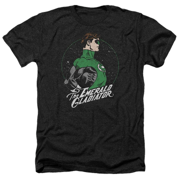 Charcoal men's heather t-shirt with Green Lantern DC Comics Star Gazer graphic