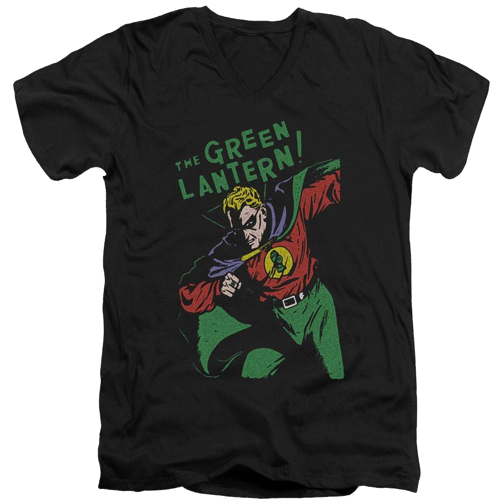 DC Comics First - Men's V-Neck T-Shirt Men's V-Neck T-Shirt Green Lantern   