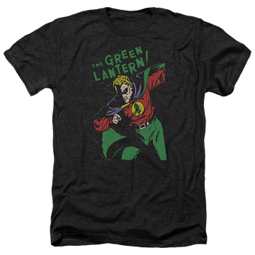 Charcoal men's heather t-shirt with Green Lantern DC Comics First graphic