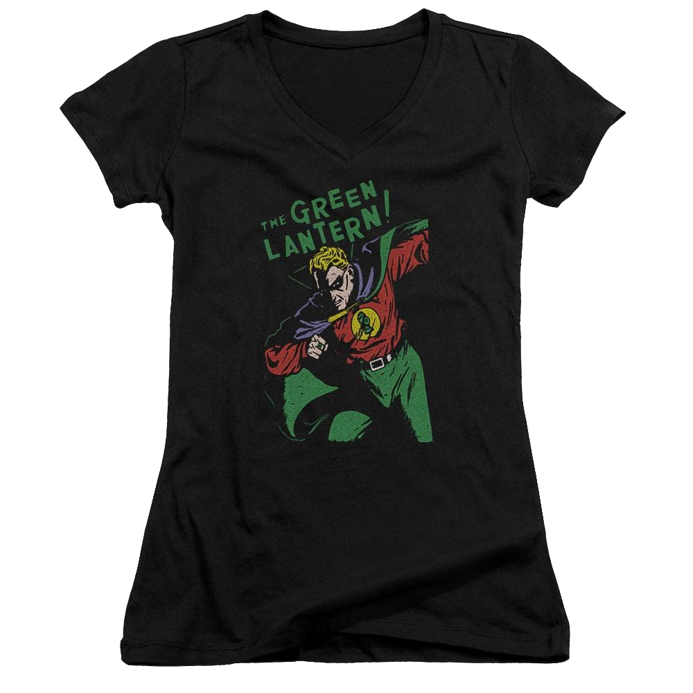 DC Comics First - Juniors V-Neck T-Shirt Juniors V-Neck T-Shirt Green Lantern   
