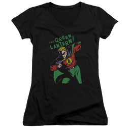 DC Comics First - Juniors V-Neck T-Shirt Juniors V-Neck T-Shirt Green Lantern   
