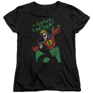 Black women's t-shirt with Green Lantern DC Comics First graphic