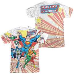 DC Comics Coming At You Men's All Over Print T-Shirt Men's All-Over Print T-Shirt Justice League   