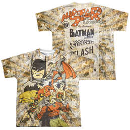 Justice League All Stars (Front/Back Print) - Youth All-Over Print T-Shirt Youth All-Over Print T-Shirt (Ages 8-12) Justice League   