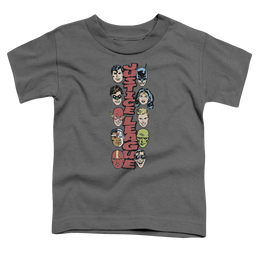 Justice League Stacked Justice - Toddler T-Shirt Toddler T-Shirt Justice League   