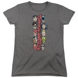 DC Comics Stacked Justice - Women's T-Shirt Women's T-Shirt Justice League   