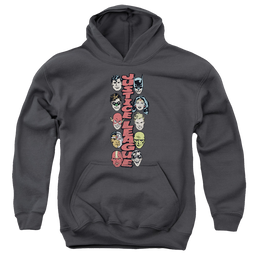 Justice League Stacked Justice - Youth Hoodie Youth Hoodie (Ages 8-12) Justice League   