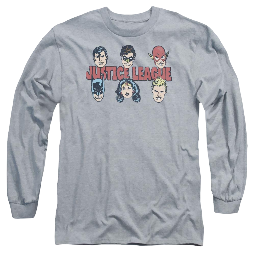 DC Comics Justice Lineup - Men's Long Sleeve T-Shirt Men's Long Sleeve T-Shirt Justice League   