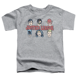 Justice League Justice Lineup - Toddler T-Shirt Toddler T-Shirt Justice League   
