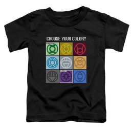 Justice League Choose Your Color - Toddler T-Shirt Toddler T-Shirt Justice League   