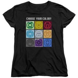 DC Comics Choose Your Color - Women's T-Shirt Women's T-Shirt Justice League   
