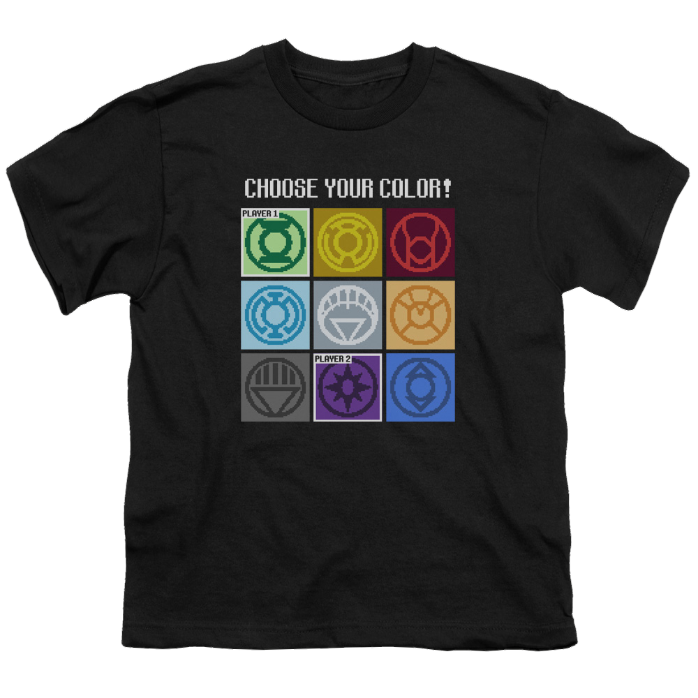 Justice League Choose Your Color - Youth T-Shirt Youth T-Shirt (Ages 8-12) Justice League   