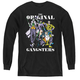 More Dc Characters Original Gangsters - Youth Long Sleeve T-Shirt Youth Long Sleeve T-Shirt DC Comics   