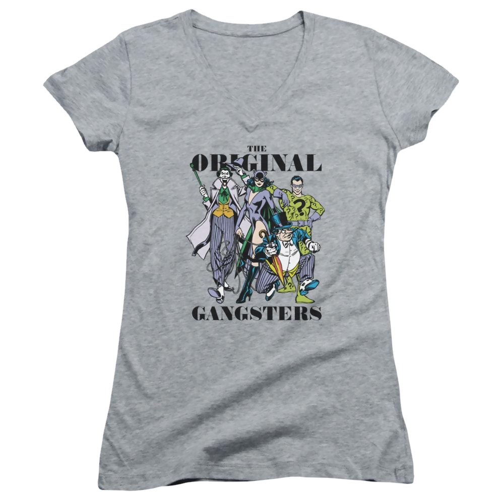 DC Comics Original Gangsters - Juniors V-Neck T-Shirt Juniors V-Neck T-Shirt DC Comics   
