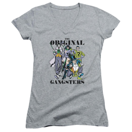 DC Comics Original Gangsters - Juniors V-Neck T-Shirt Juniors V-Neck T-Shirt DC Comics   