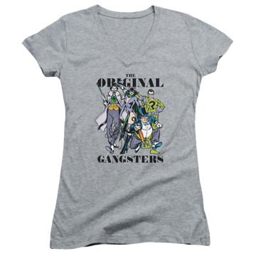 DC Comics Original Gangsters - Juniors V-Neck T-Shirt Juniors V-Neck T-Shirt DC Comics   