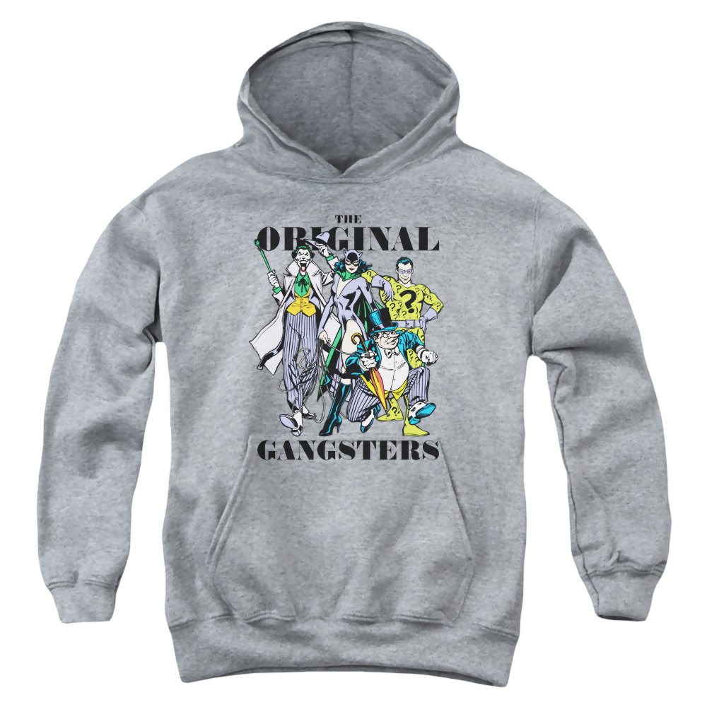 More DC Characters Original Gangsters - Youth Hoodie Youth Hoodie (Ages 8-12) DC Comics   