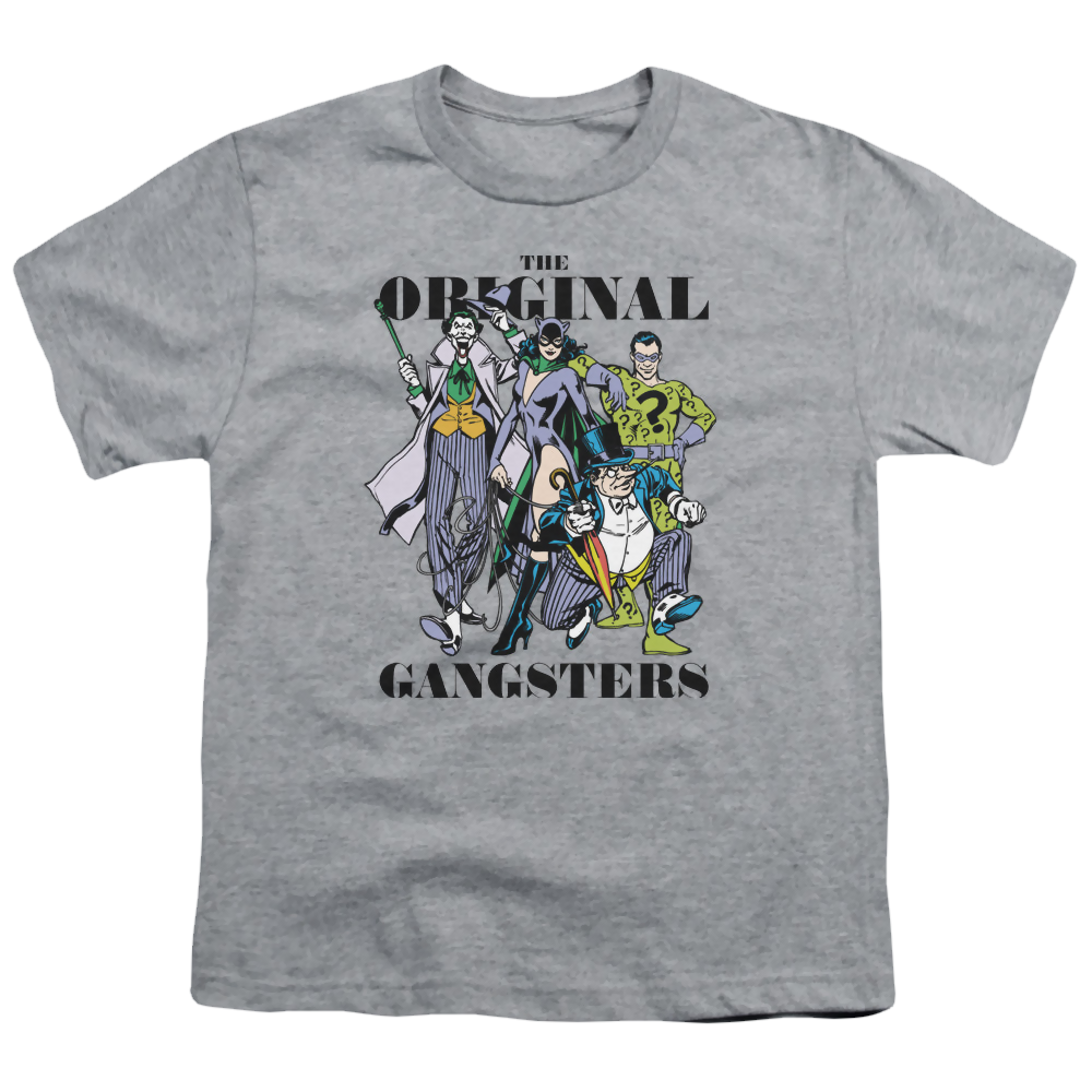 More DC Characters Original Gangsters - Youth T-Shirt Youth T-Shirt (Ages 8-12) DC Comics   