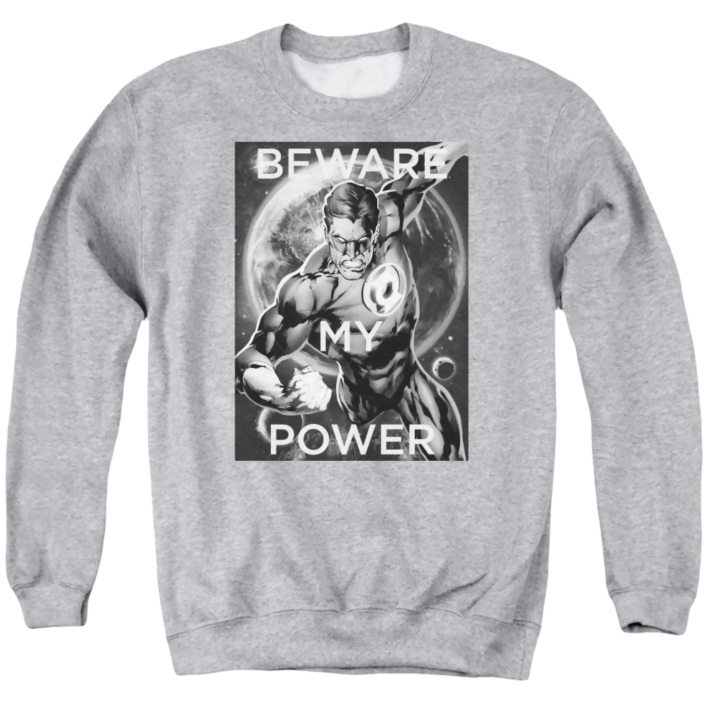 DC Comics Power - Men's Crewneck Sweatshirt Men's Crewneck Sweatshirt Green Lantern   