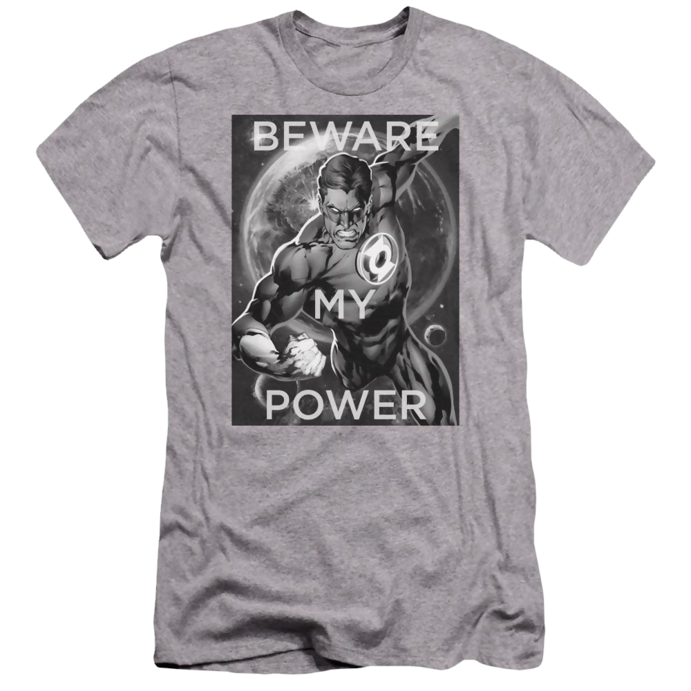 DC Comics Power - Men's Premium Slim Fit T-Shirt Men's Premium Slim Fit T-Shirt Green Lantern   