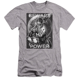 DC Comics Power - Men's Premium Slim Fit T-Shirt Men's Premium Slim Fit T-Shirt Green Lantern   