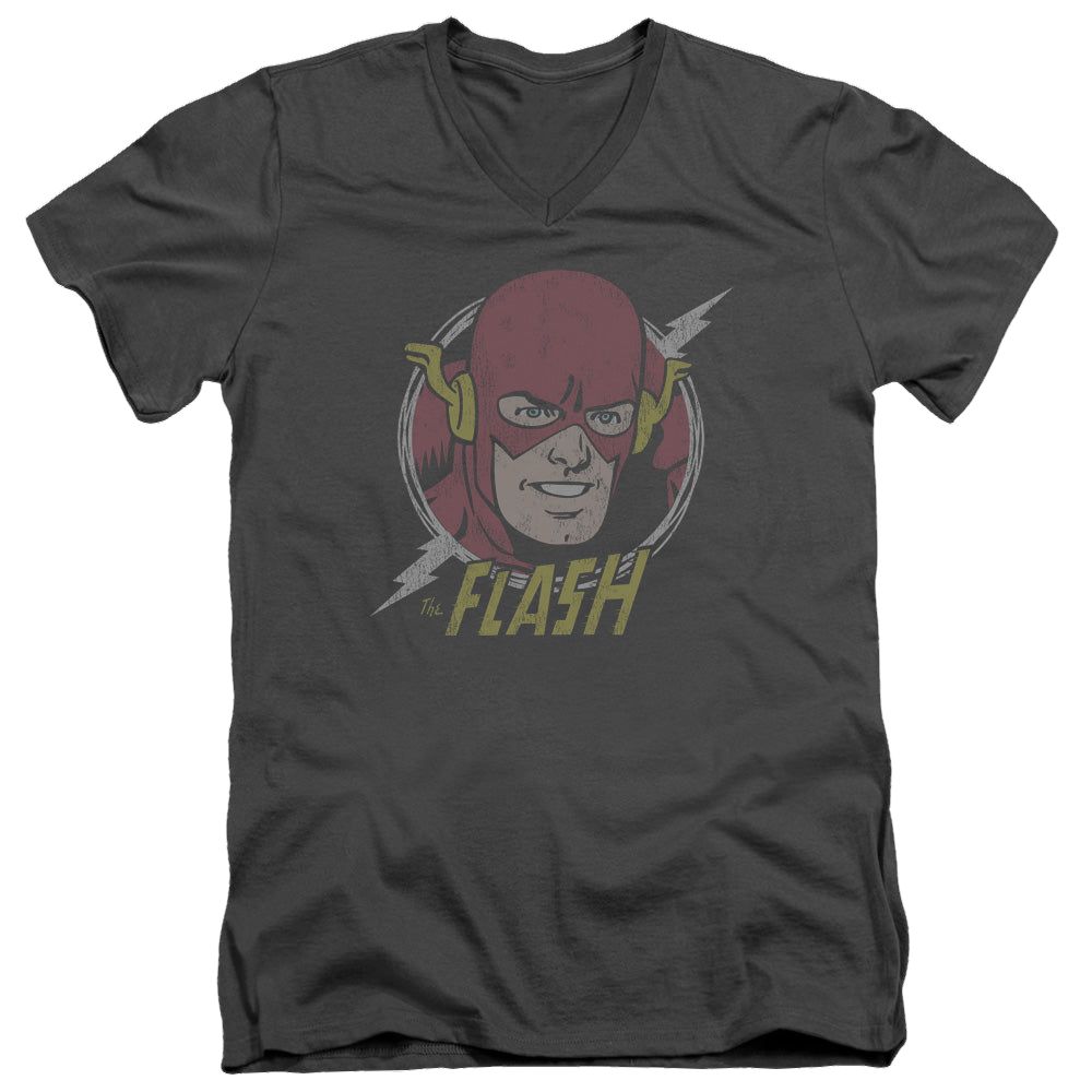 Flash, The Vintage Voltage - Men's V-Neck T-Shirt Men's V-Neck T-Shirt The Flash   