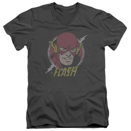 Flash, The Vintage Voltage - Men's V-Neck T-Shirt Men's V-Neck T-Shirt The Flash   