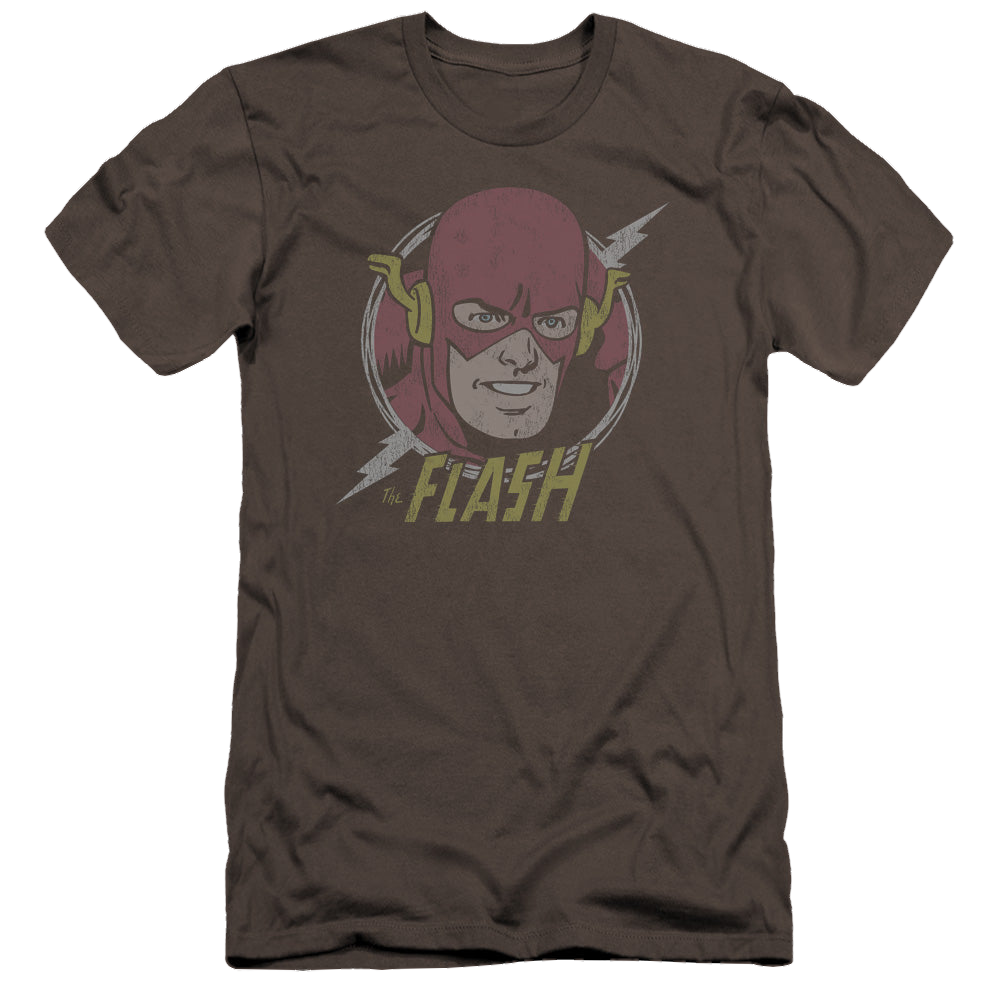 Flash, The Vintage Voltage - Men's Premium Slim Fit T-Shirt Men's Premium Slim Fit T-Shirt The Flash   