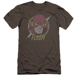 Flash, The Vintage Voltage - Men's Premium Slim Fit T-Shirt Men's Premium Slim Fit T-Shirt The Flash   
