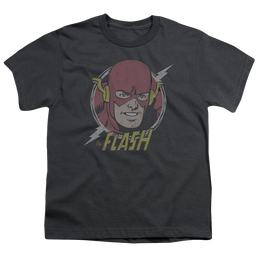 Flash, The Vintage Voltage - Youth T-Shirt Youth T-Shirt (Ages 8-12) The Flash   