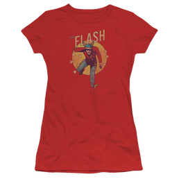 Flash, The Circle & Stars - Juniors T-Shirt Juniors T-Shirt The Flash   