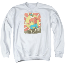 Flash, The Tattered Poster - Men's Crewneck Sweatshirt Men's Crewneck Sweatshirt The Flash   