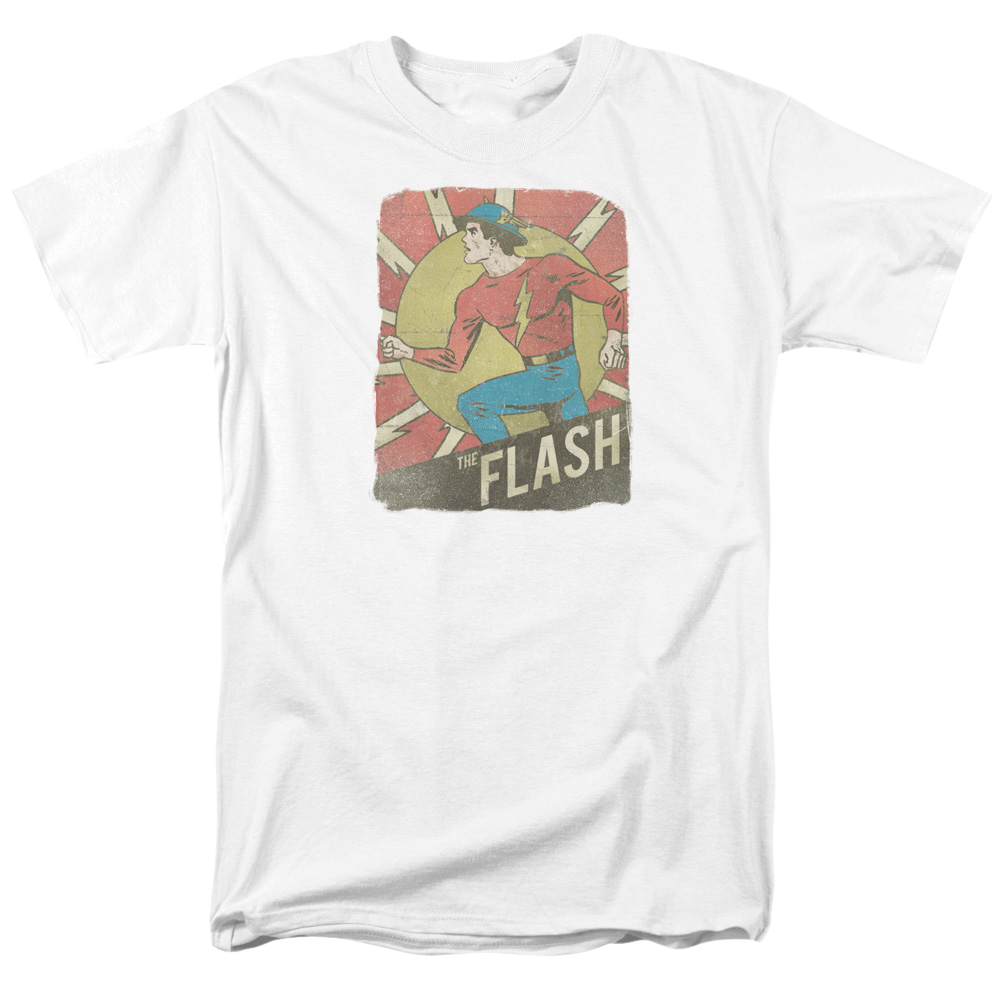 Flash, The Tattered Poster - Men's Regular Fit T-Shirt Men's Regular Fit T-Shirt The Flash   