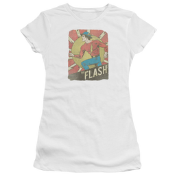 Flash, The Tattered Poster - Juniors T-Shirt Juniors T-Shirt The Flash   