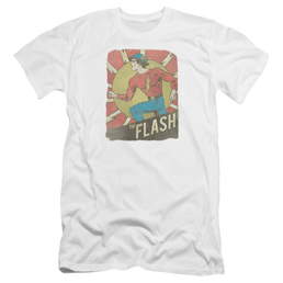 Flash, The Tattered Poster - Men's Premium Slim Fit T-Shirt Men's Premium Slim Fit T-Shirt The Flash   