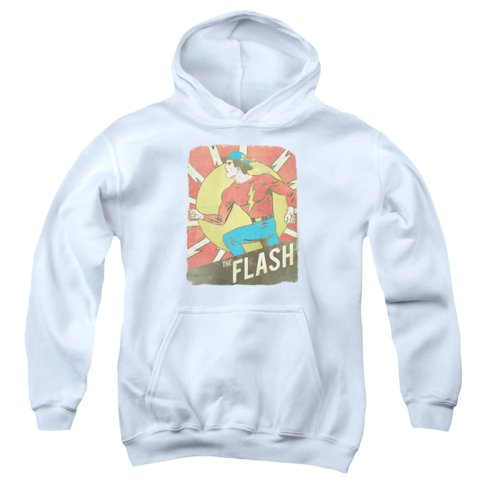 Flash, The Tattered Poster - Youth Hoodie Youth Hoodie (Ages 8-12) The Flash   